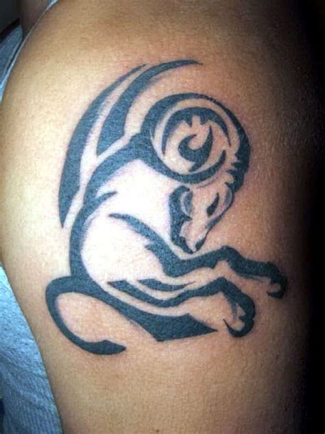 meaningful aries tattoo small|tribal aries tattoos for men.